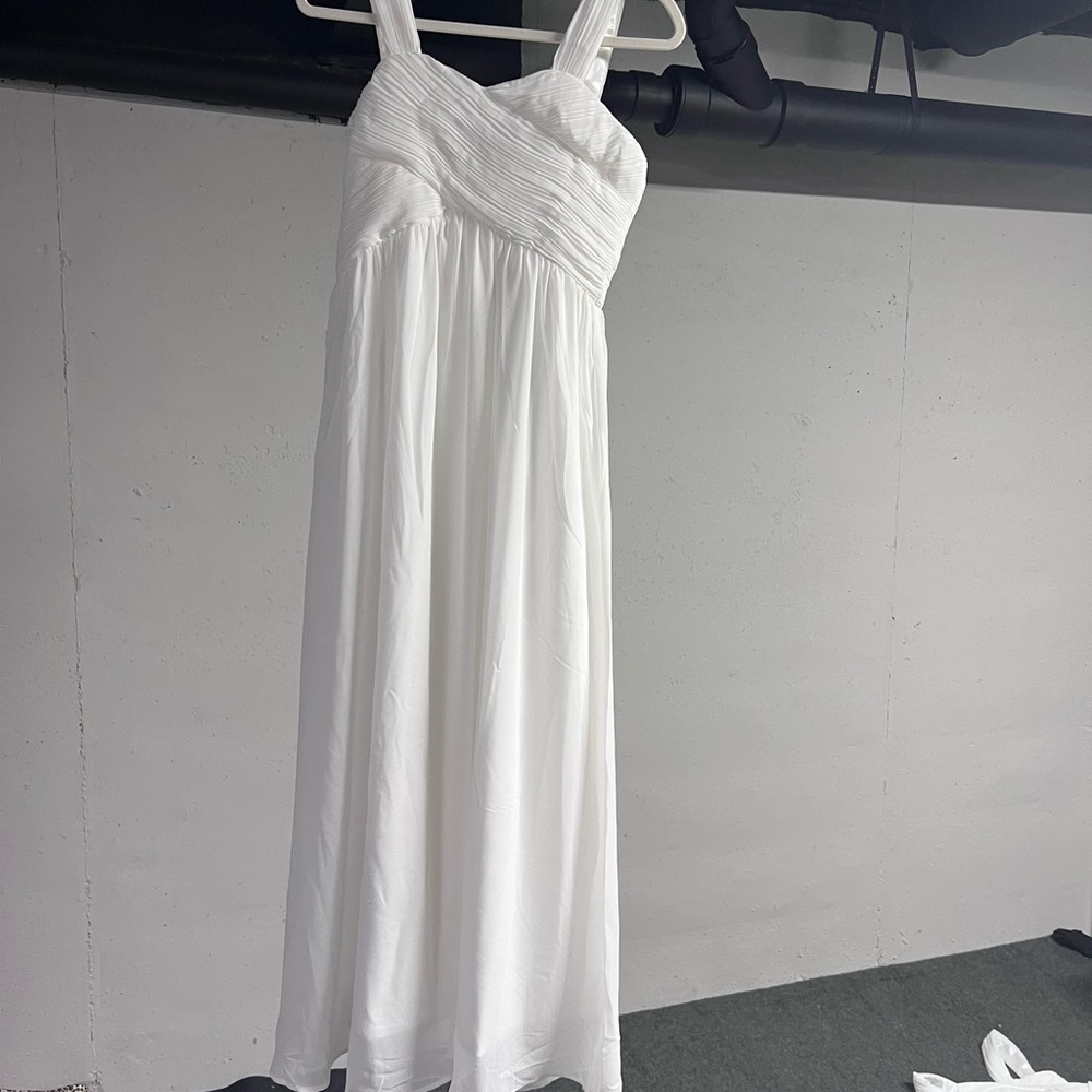 Ivory junior bridesmaid dress